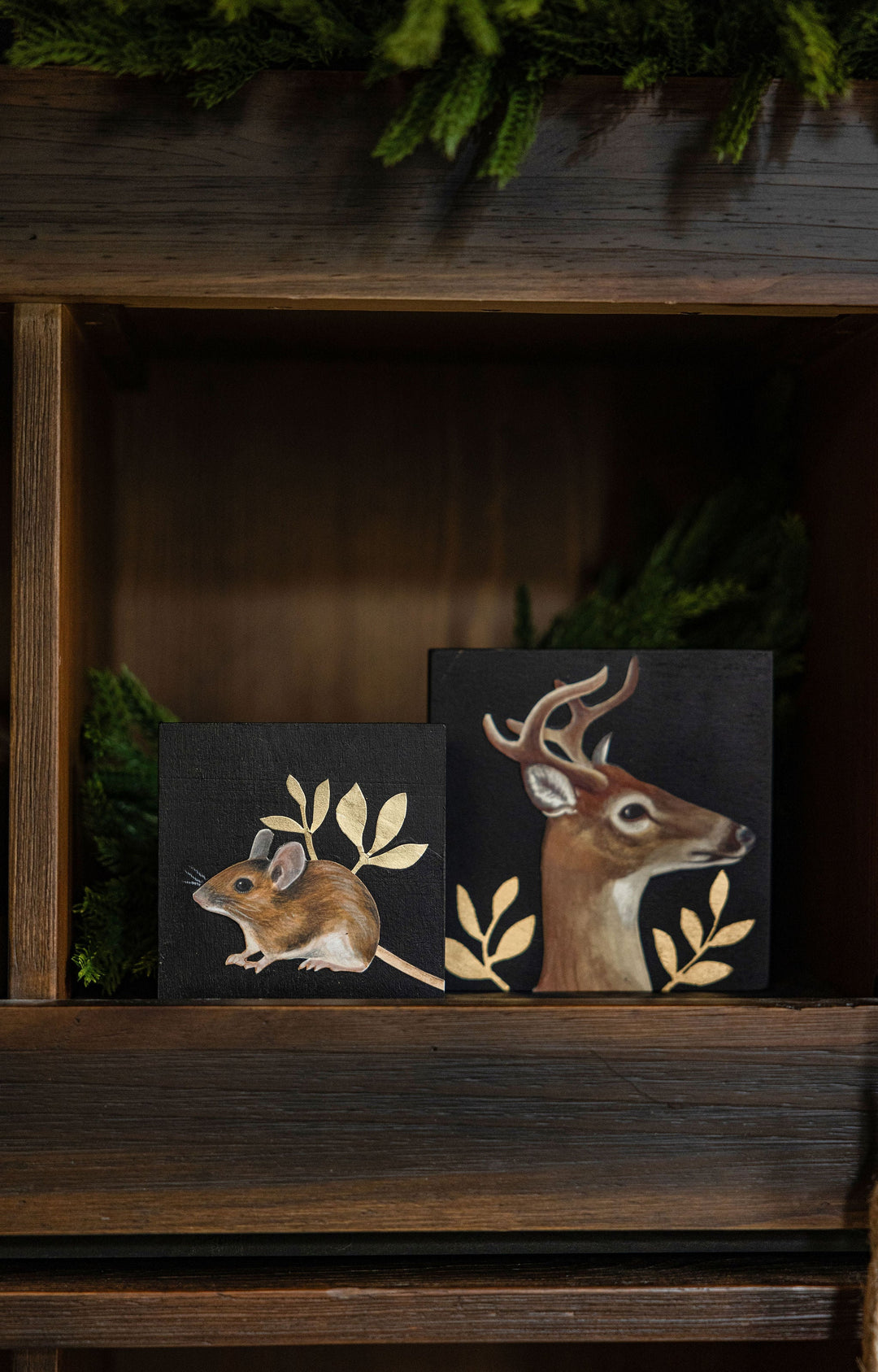 Jessica Connors Art Collection: Botanical and Wildlife Motifs