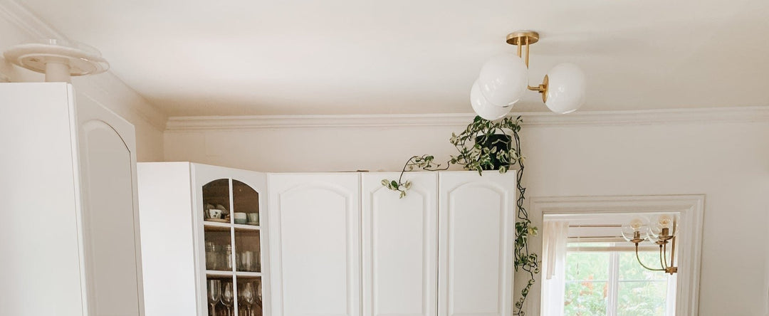 Photo - flush mount light in kitchen | Tuck Studio