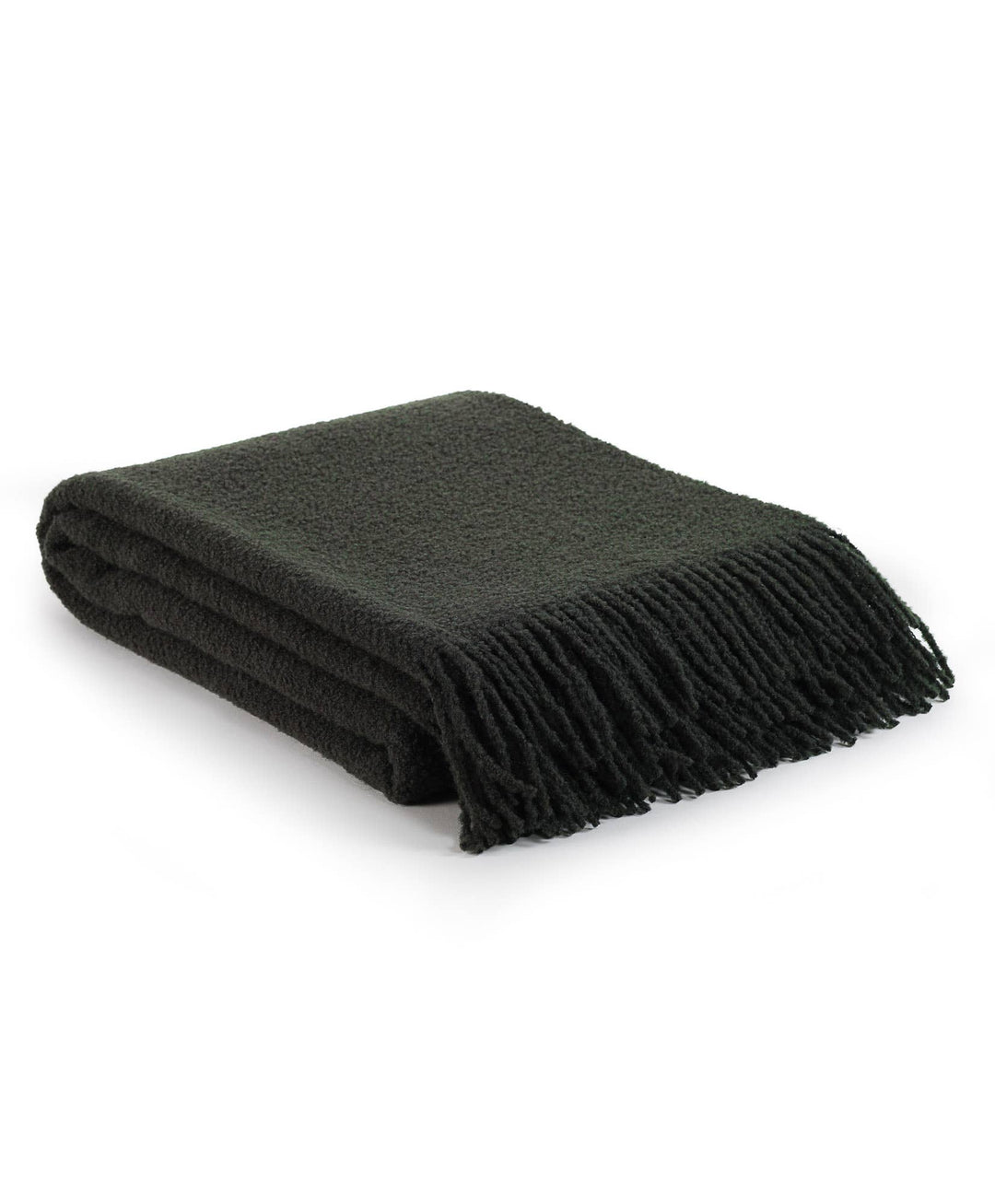 Paris Wool Throw, Swamp green