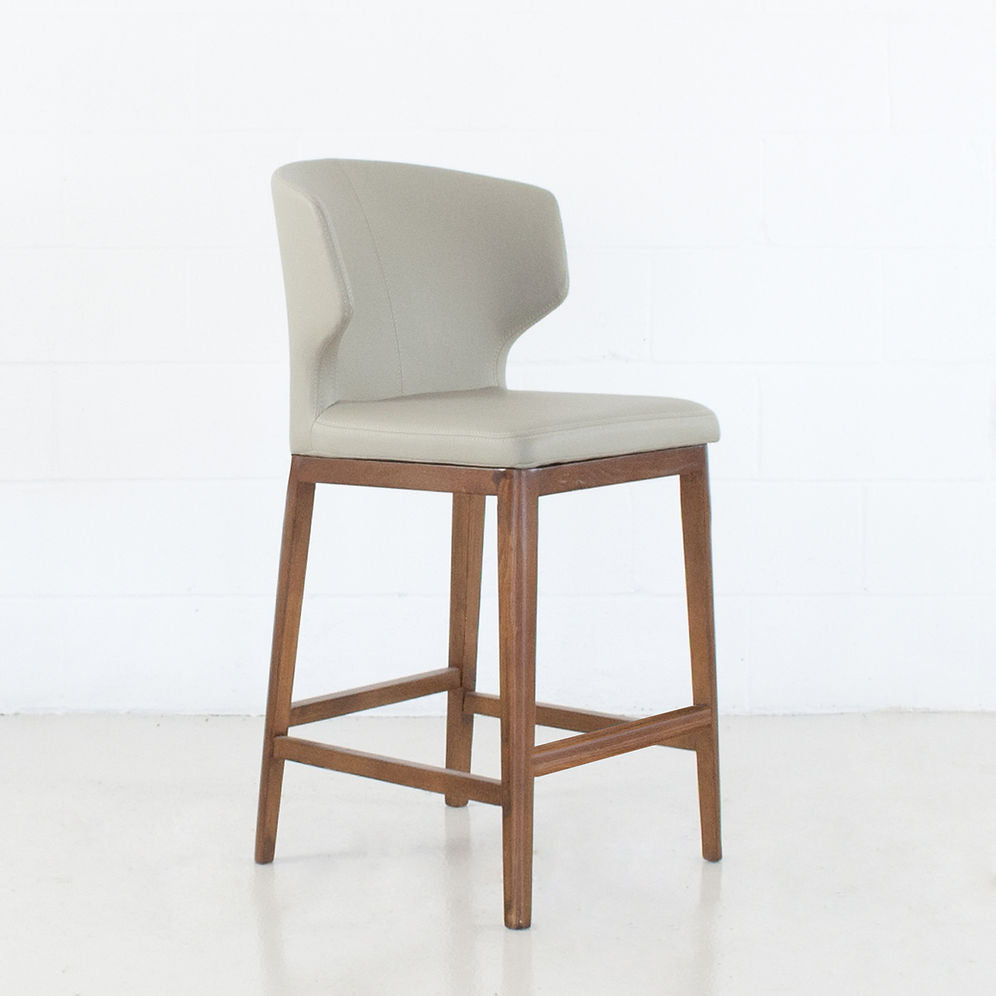The Gather Counter Stool with Wood Base