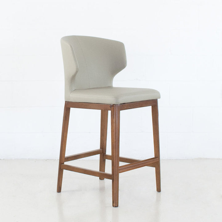The Gather Counter Stool with Wood Base