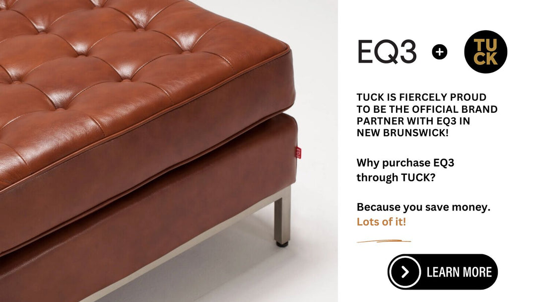 Purchase your EQ3 Ottoman through Tuck & Save Money!