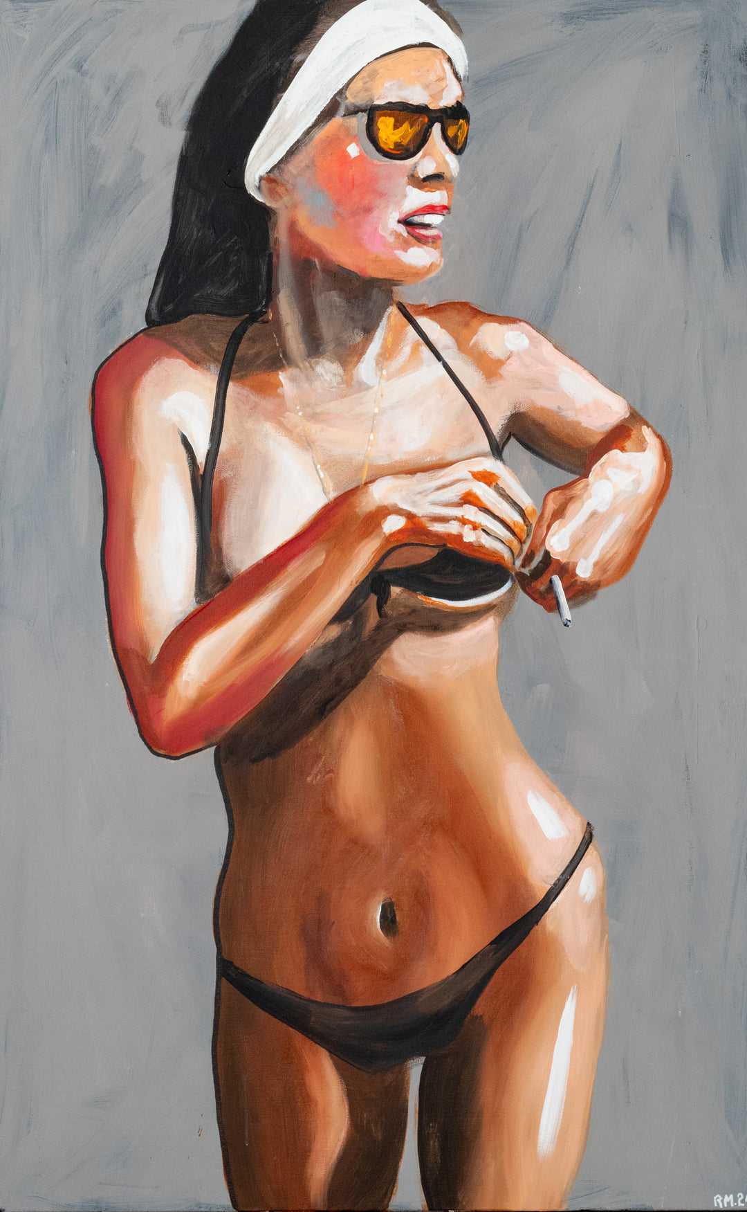 Out of Habit | Acrylic Painting on Canvas by Robert Moore