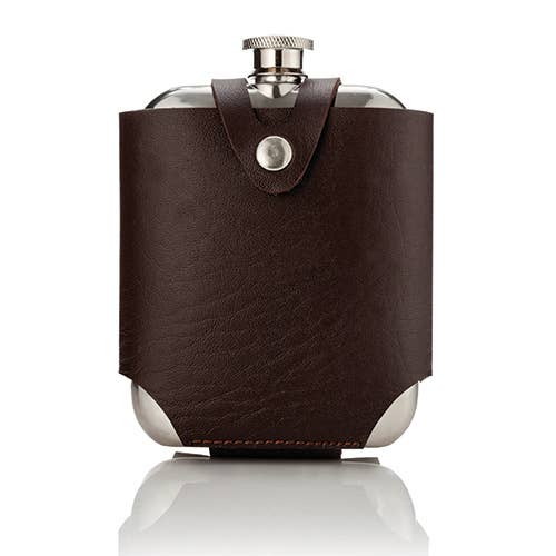 Stainless Steel Flask w/ Traveling Case