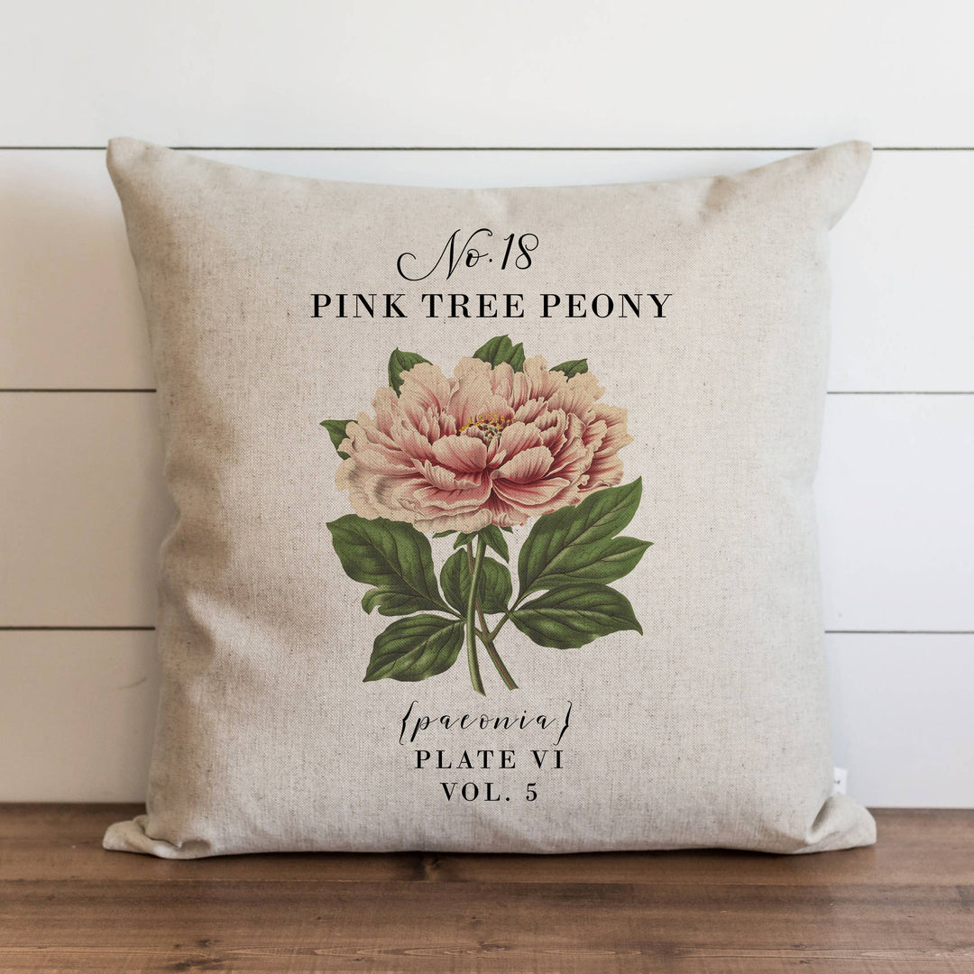 Pink Peony Cushion