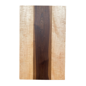 Serving Board - Walnut & Ribbon Maple Wood
