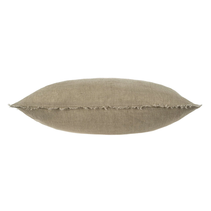 Lina Linen Cushion - Sand, 16"x24"