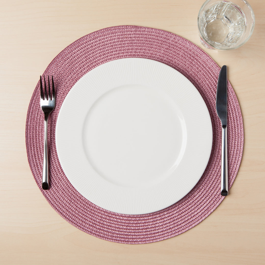Mauve Round Placemat