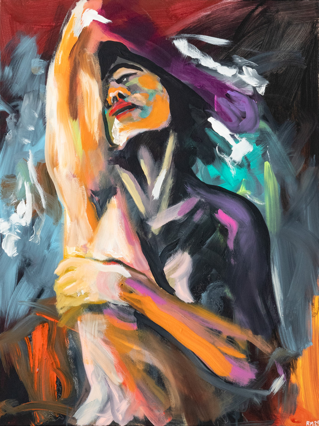 Noblesse Oblige | Acrylic Painting on Canvas by Robert Moore