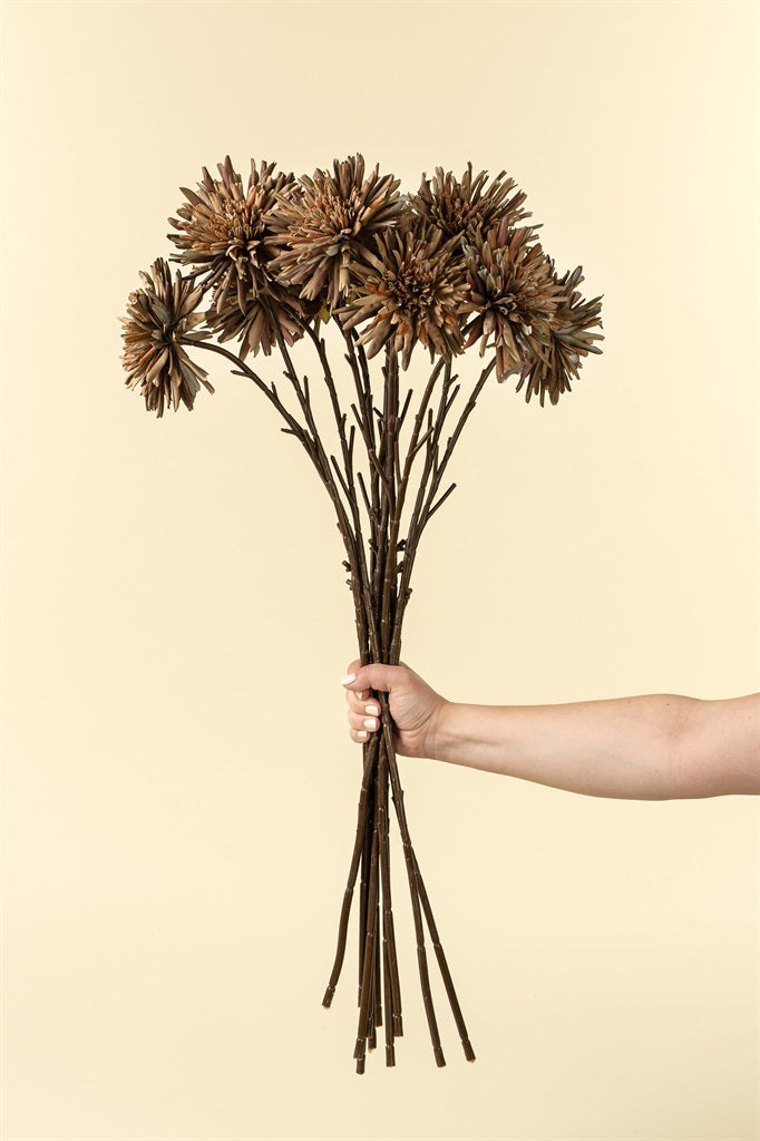 Dahlia Real Touch Stem, Russet