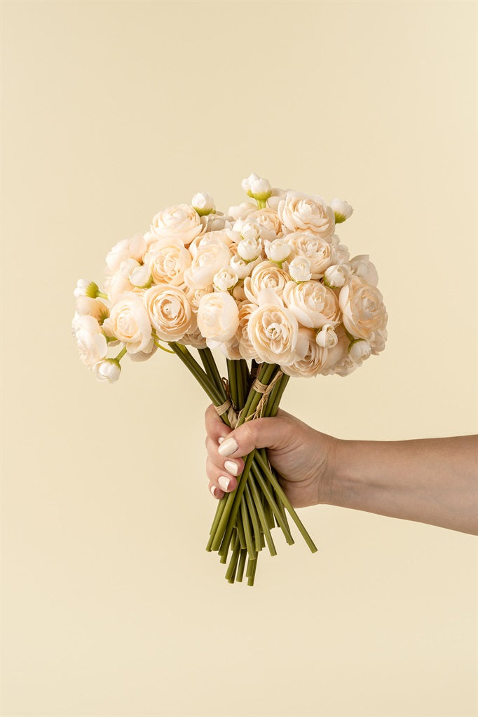 Ranunculus Bouquet, Cream