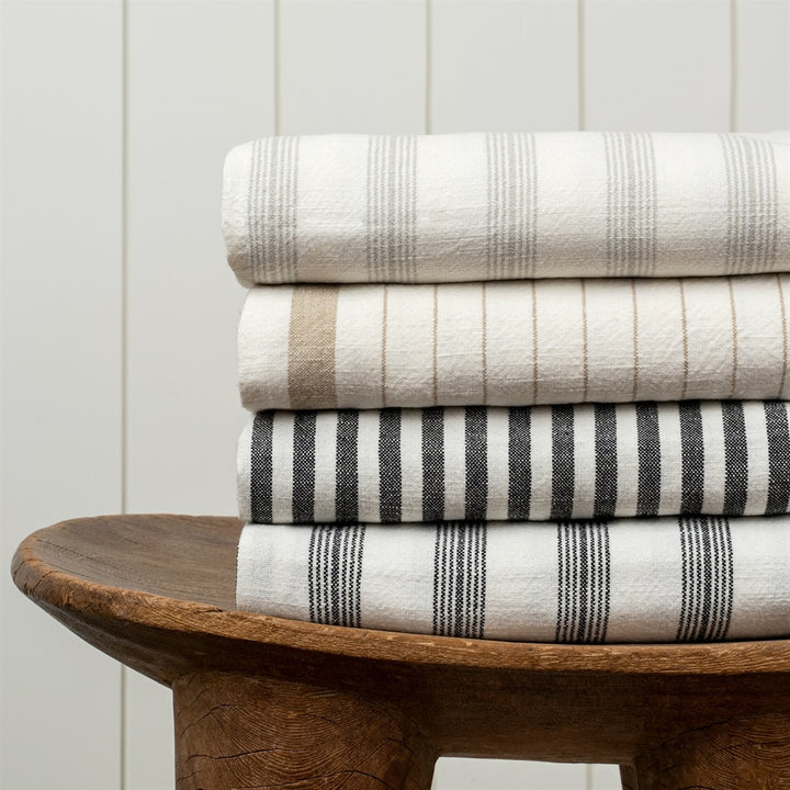 Bengal Stripe Bath Towel, Black