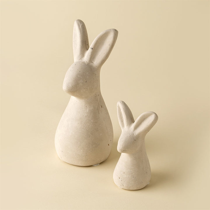 Paper Mache Bunny Statuette, Small