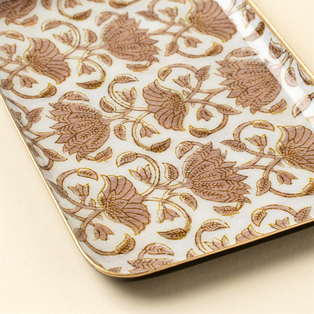 Loti Enameled Tray, Small