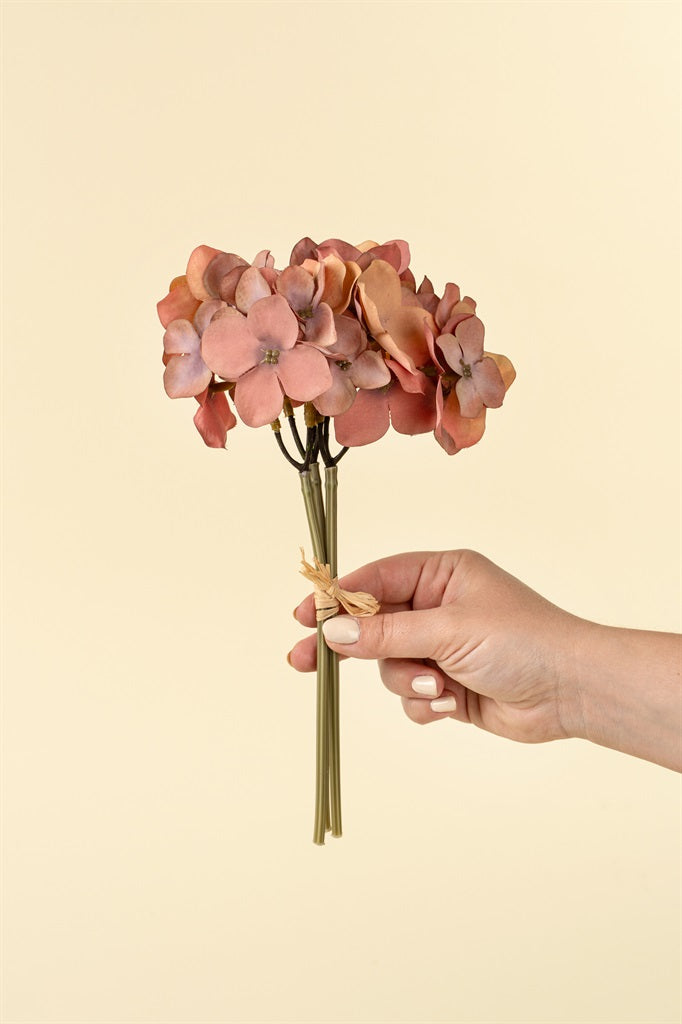 Hydrangea Bouquet, Deep Pink