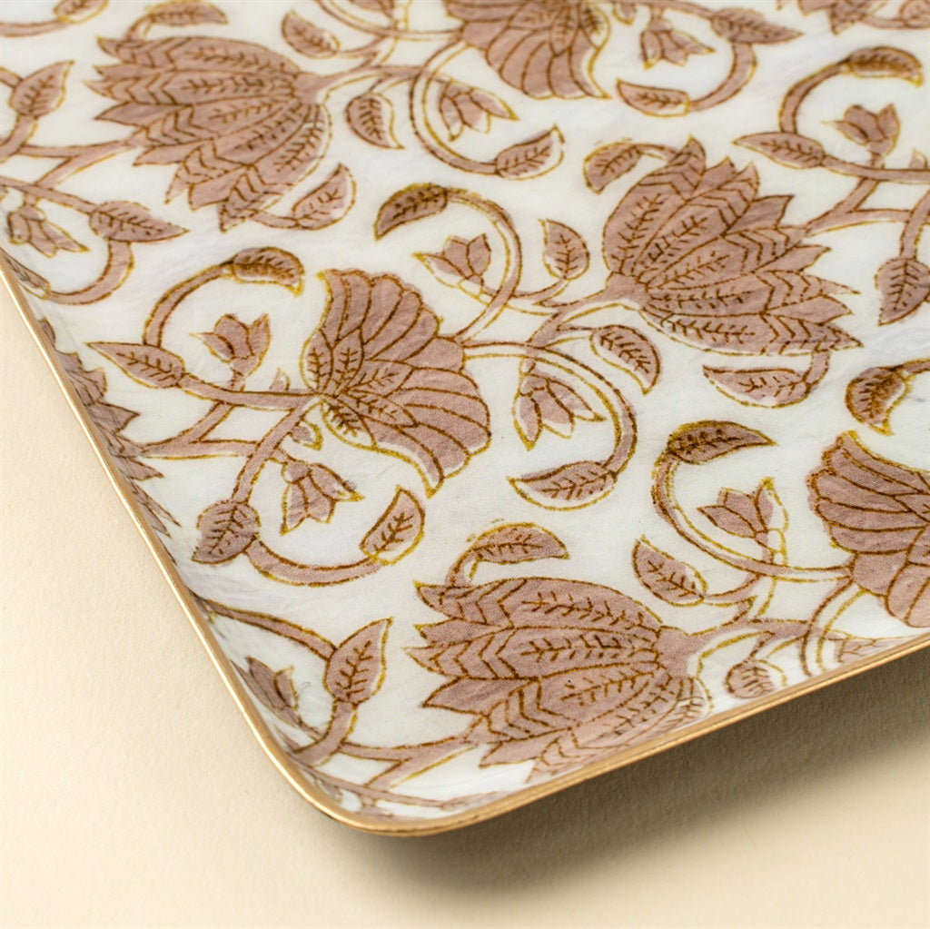 Loti Enameled Tray, Large