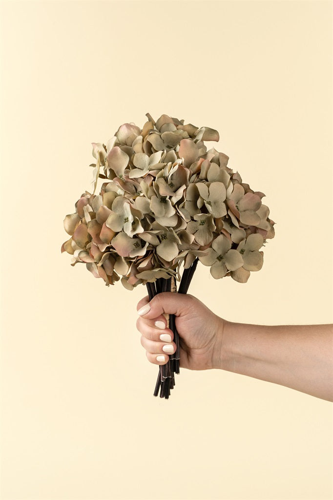 Hydrangea Bouquet, Vintage Green