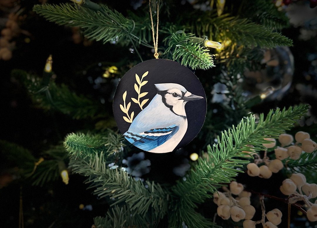 Tree Ornament - Blue Jay #1