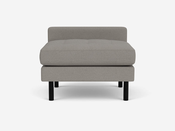 Joan Extended Seat in Panama Grey Fabric
