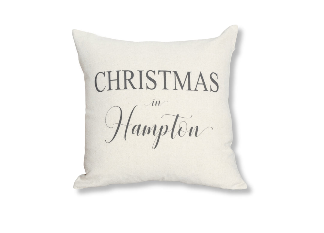Christmas in Hampton Cushion