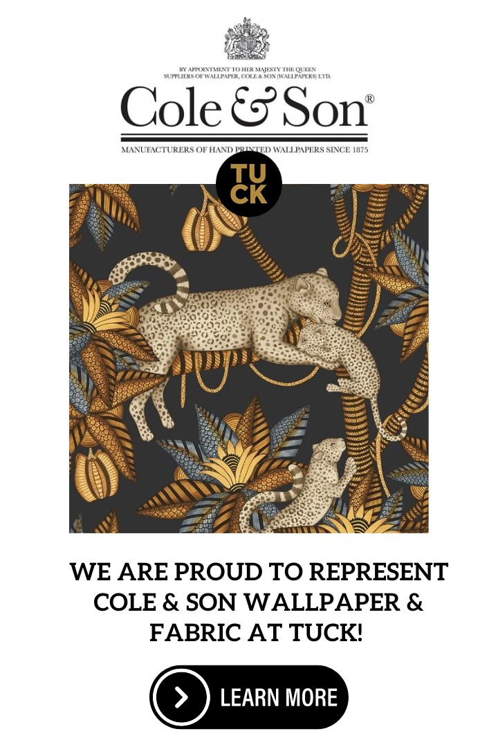 Proud to represent Cole & Son