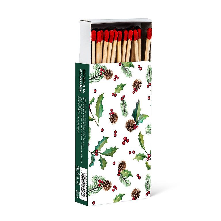 Pinecone & Holly Matches