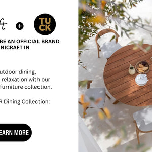 Tuck is proud to be represent Ethnicraft Outdoor Dining!