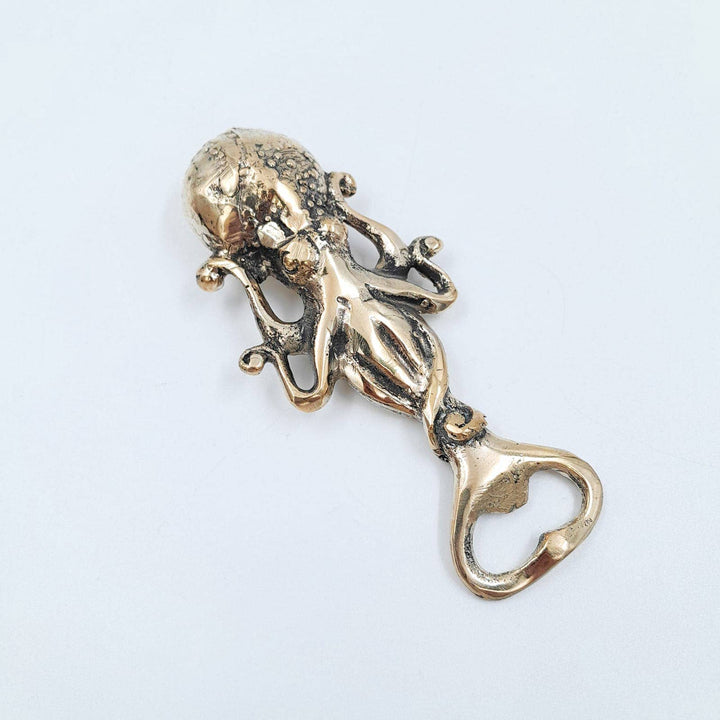 Octopus Brass Bottle Opener