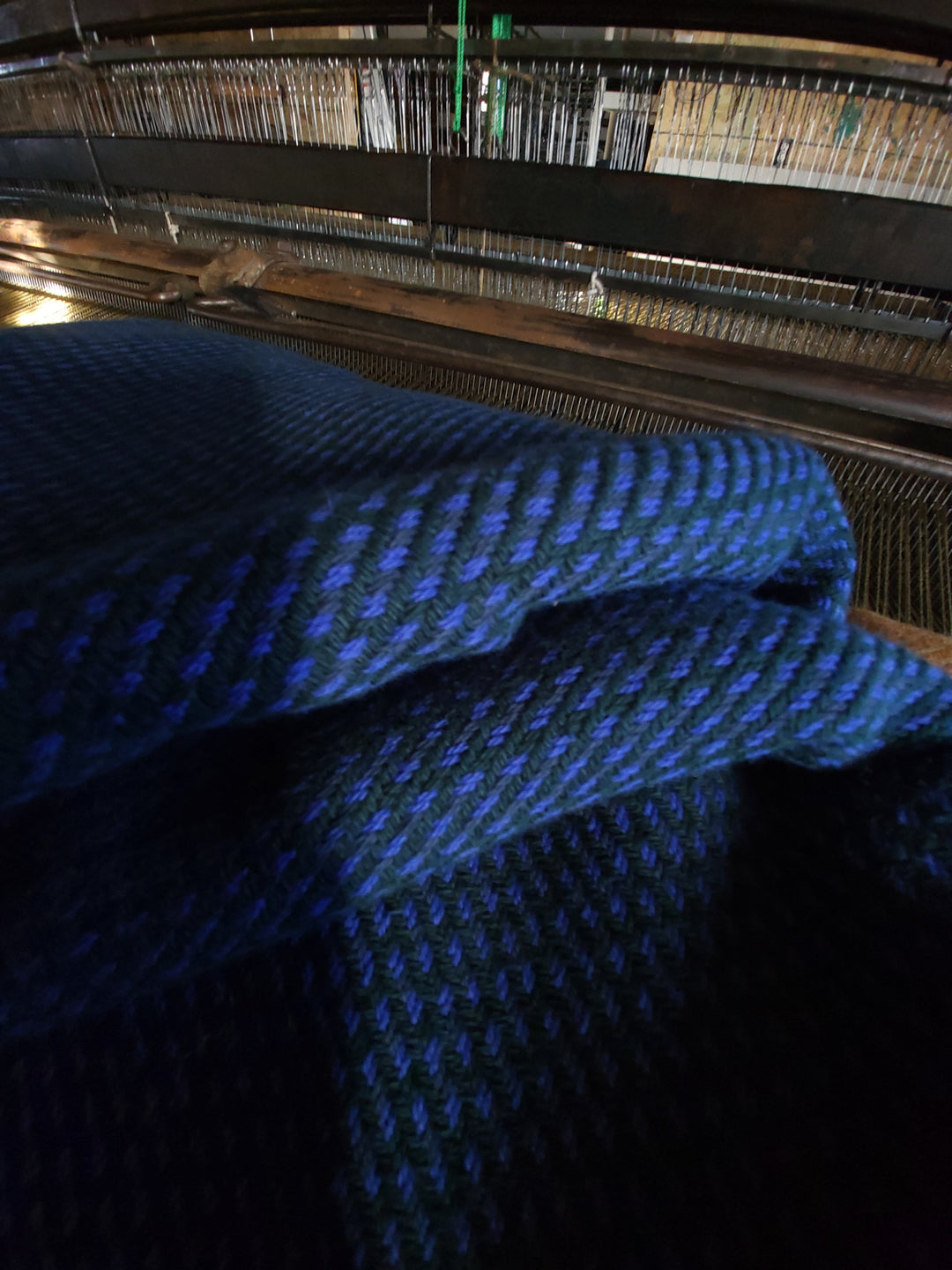 Royal Blue Organic Cotton Blanket
