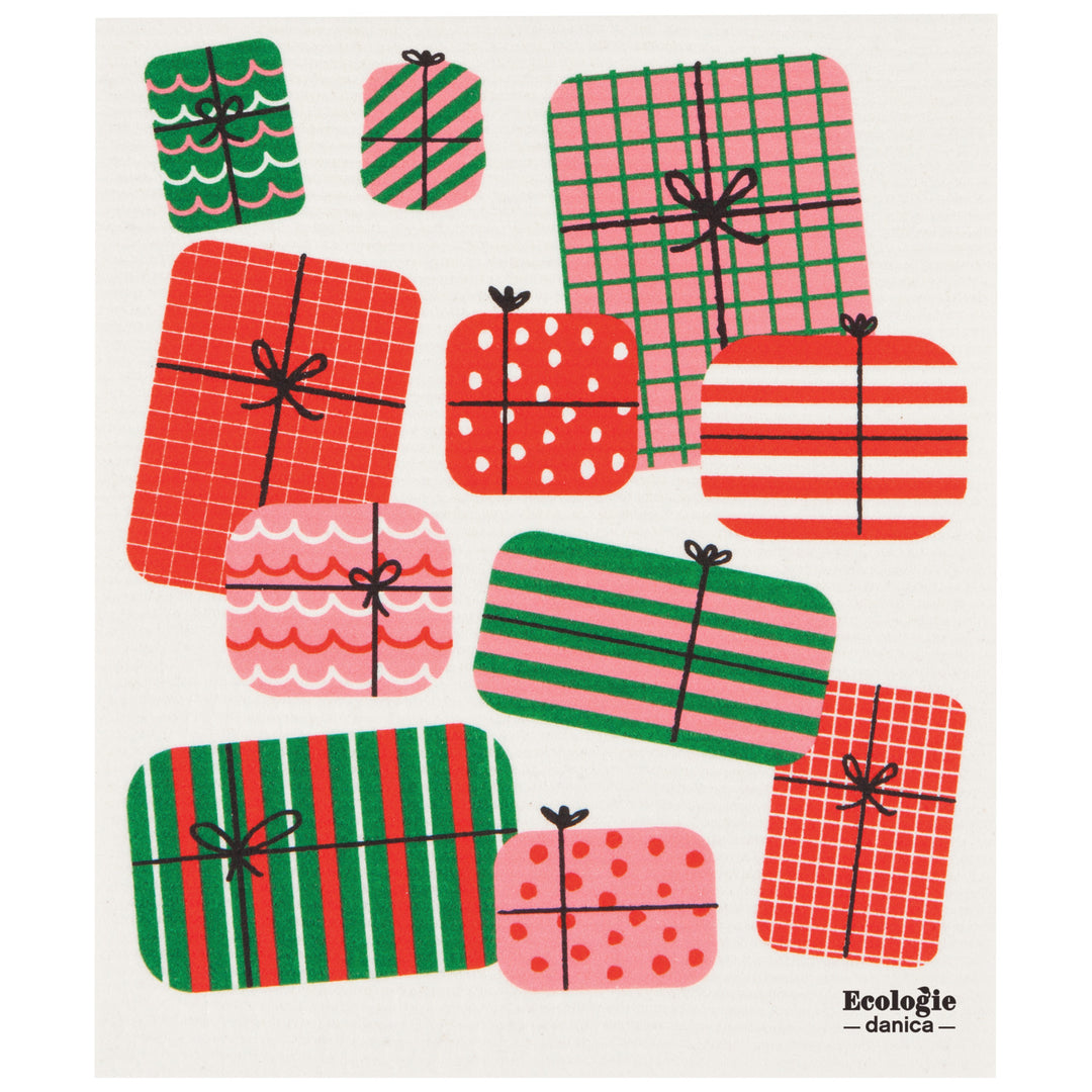 Winter Wheels Dishcloth