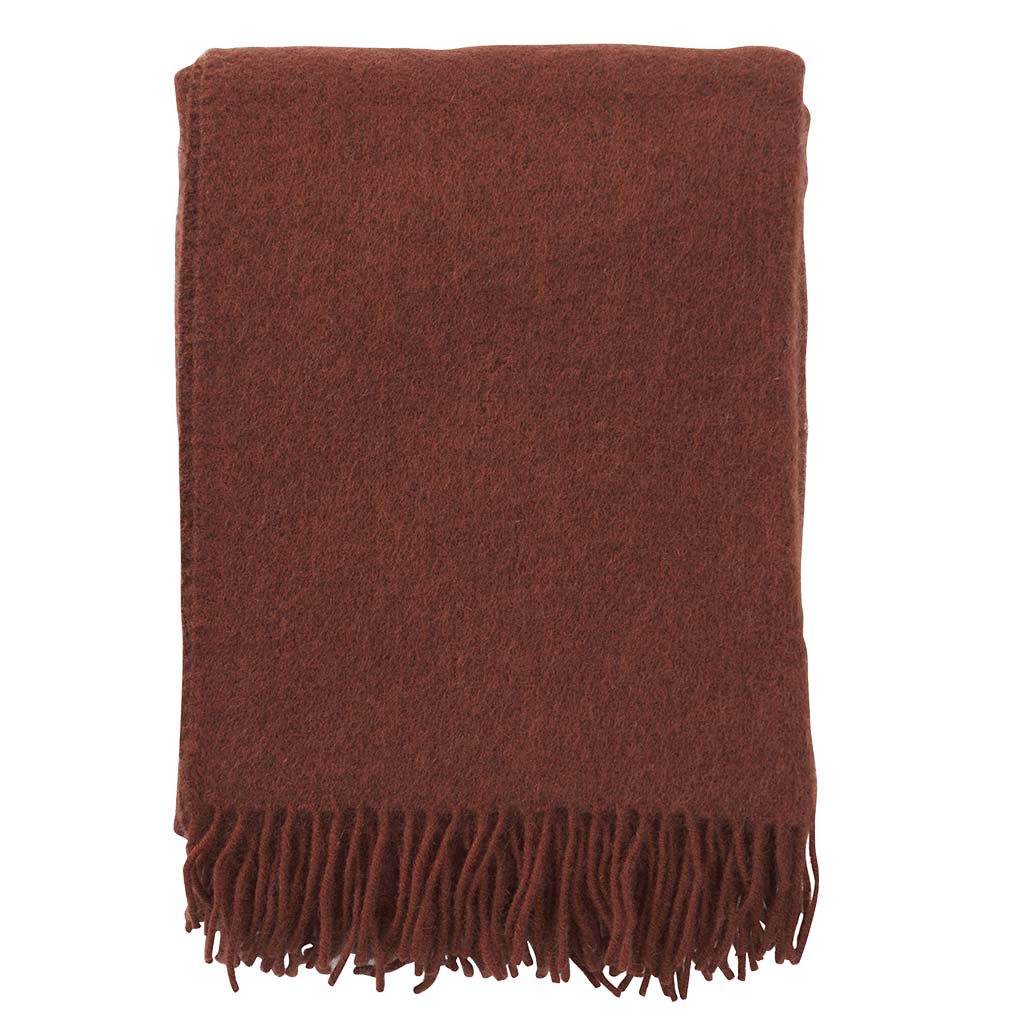 Klippan Gotland Throw Blanket - Rust