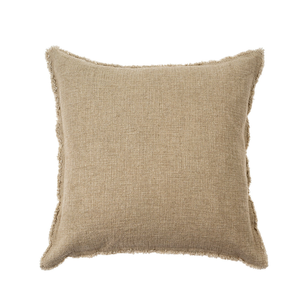 Selena Linen Cushion, Beige