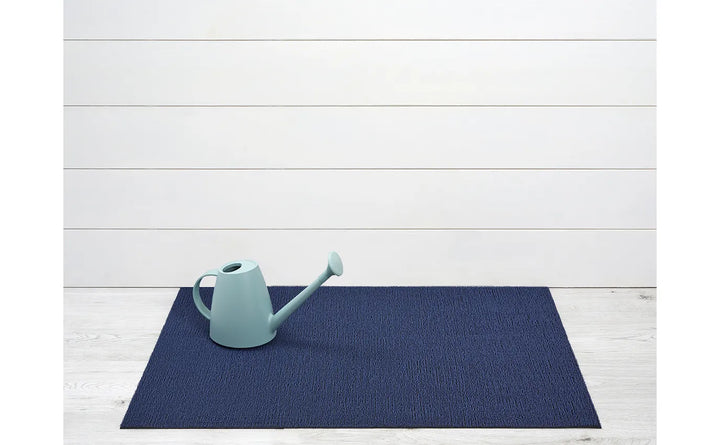 24"x36" Solid Shag Mat Indigo by Chilewich