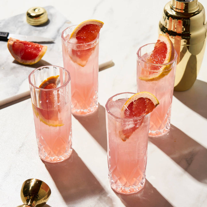 Admiral Crystal Highball Glasses - Set of 4