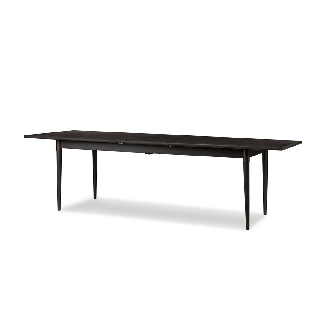 Harper Extension Table Black Mango Veneer Angle Detail