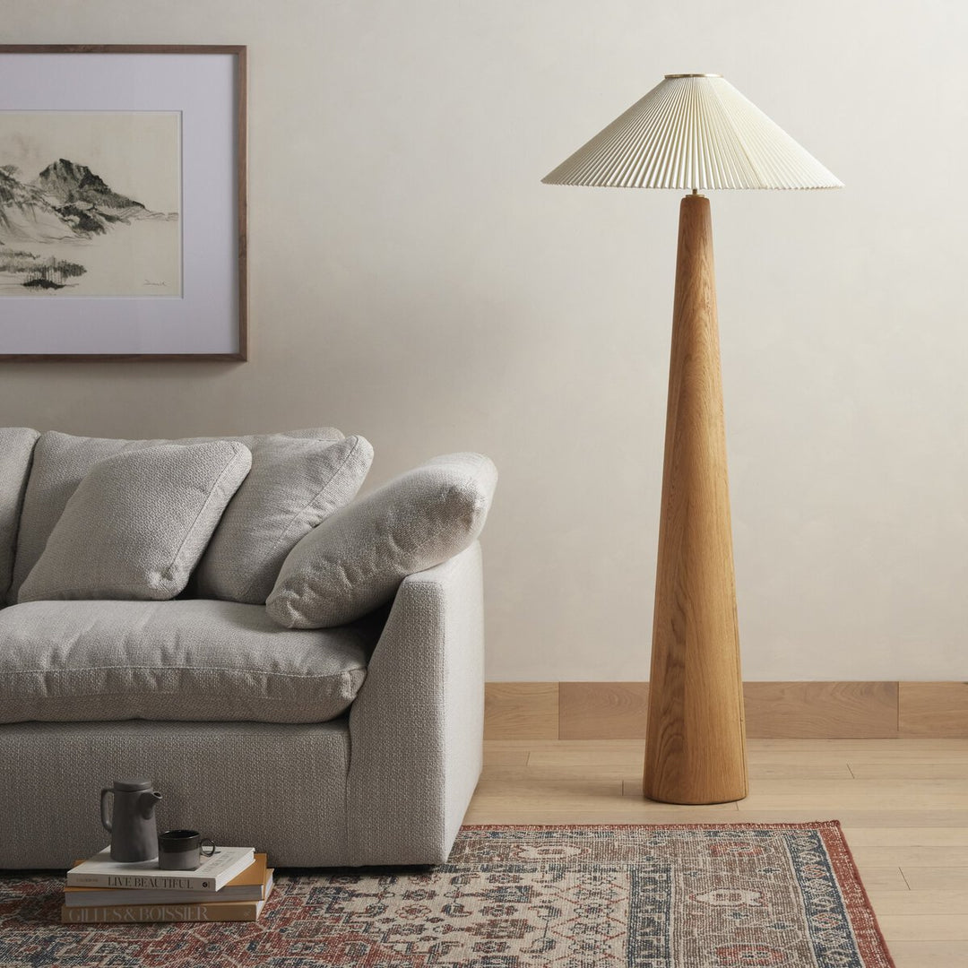 Four Hands Nora Floor Lamp in Living Room