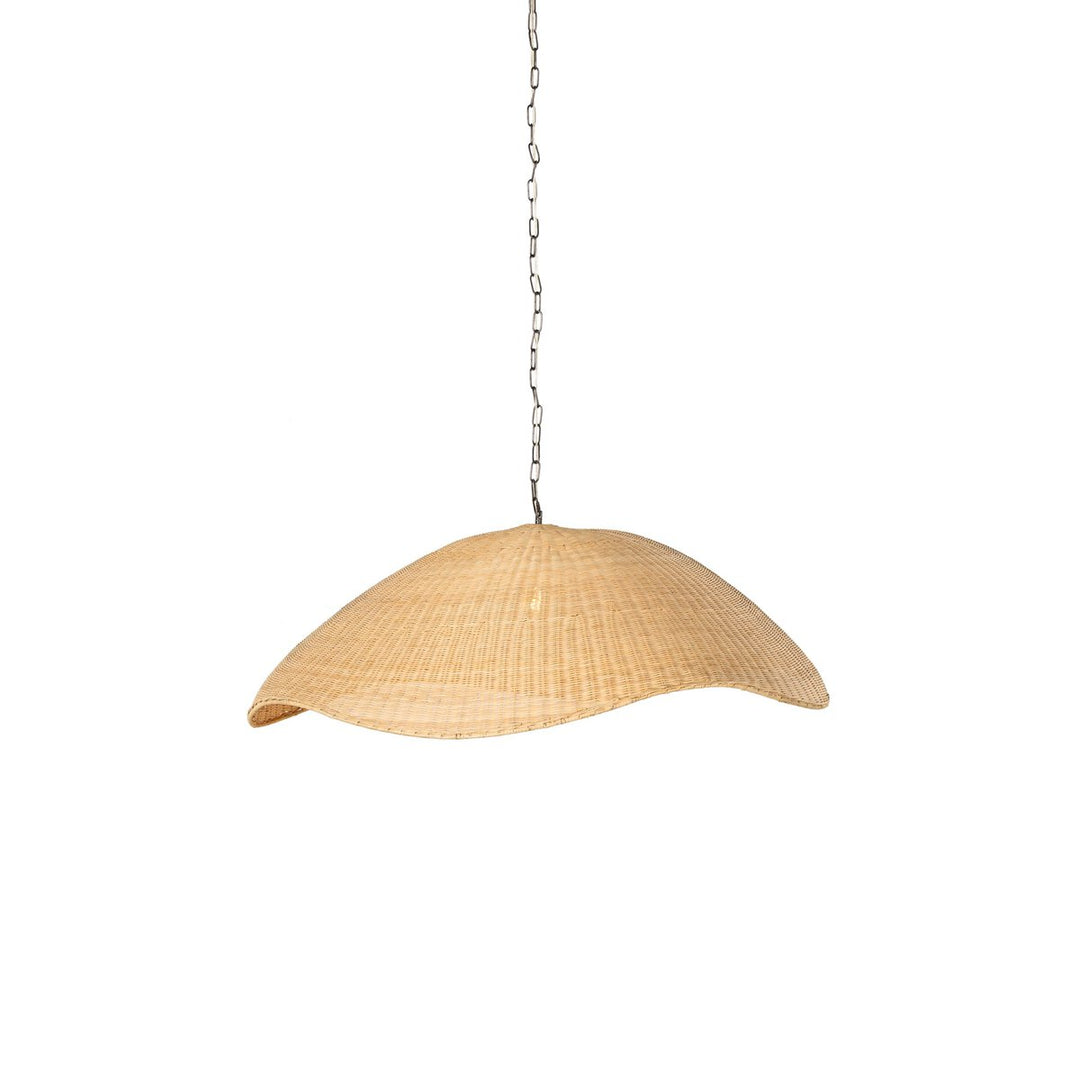 Four Hands Overscale Woven Rattan Pendant 