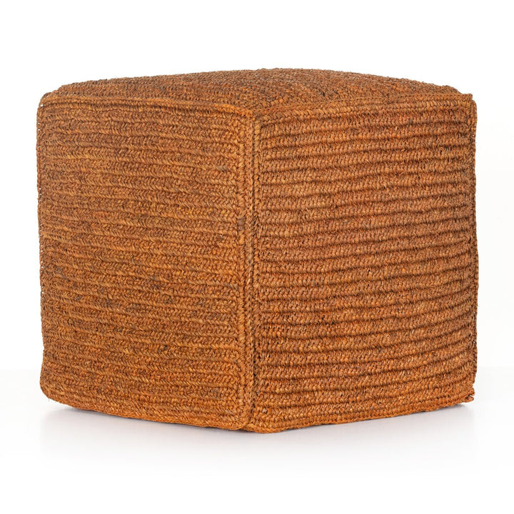 Four Hands Woven Palm Pouf