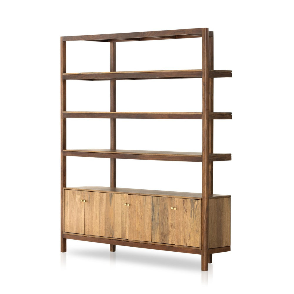 Four Hands Reza Wilde Bookcase Angle