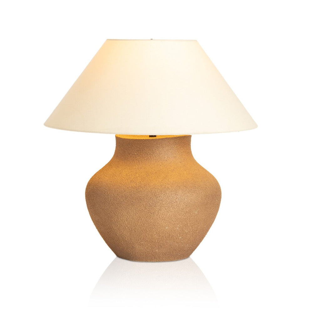 Four Hands Parma Ceramic Table Lamp On