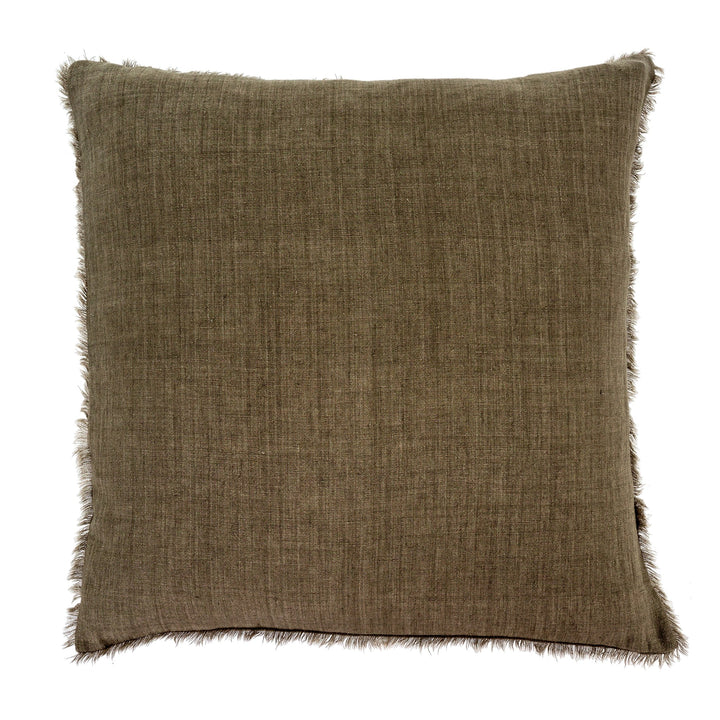 Lina Linen Cushion - Shadow, 24"x24"