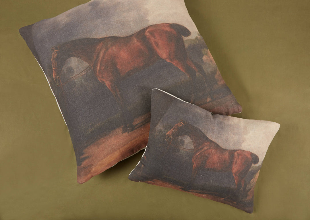 Thoroughbred Cushion, 22"x22"