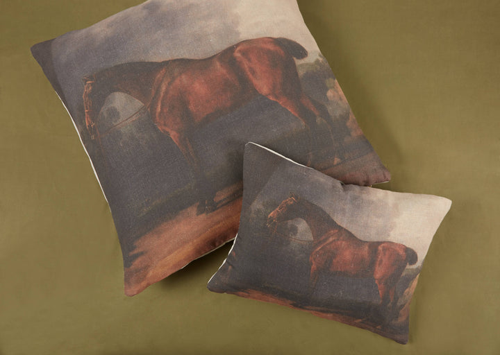Thoroughbred Cushion, 22"x22"