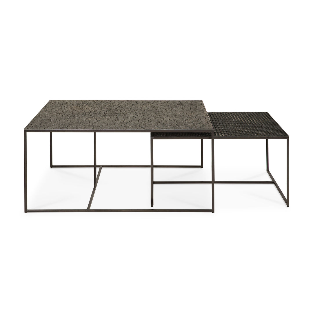 Pentagon Nesting Coffee Table Set