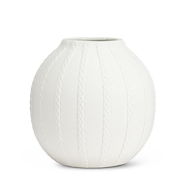 Round Knit Vase
