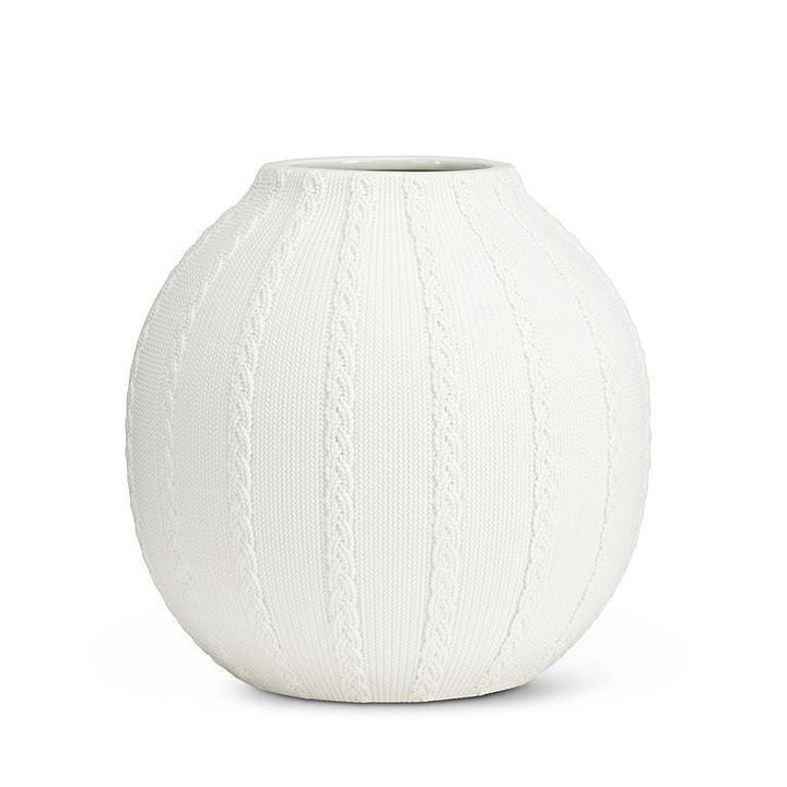 Round Knit Vase