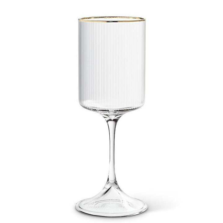 Gold Rim Goblet