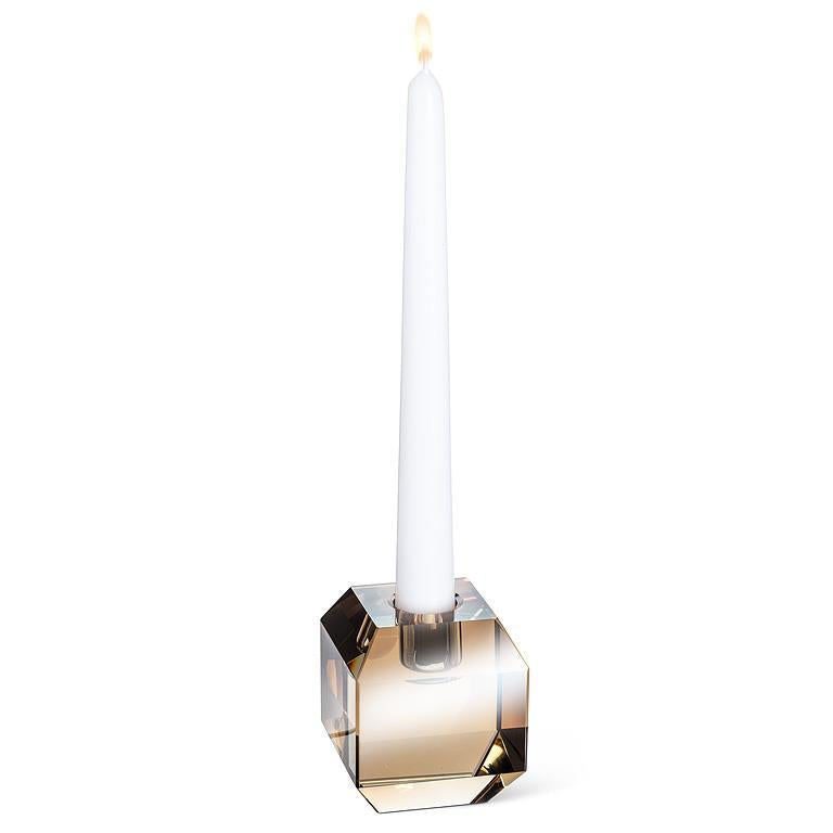 Cube Taper Holder, Amber
