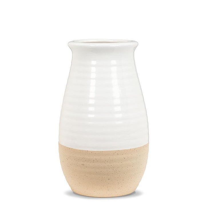 Shiny & Matte Vase 7.5"H