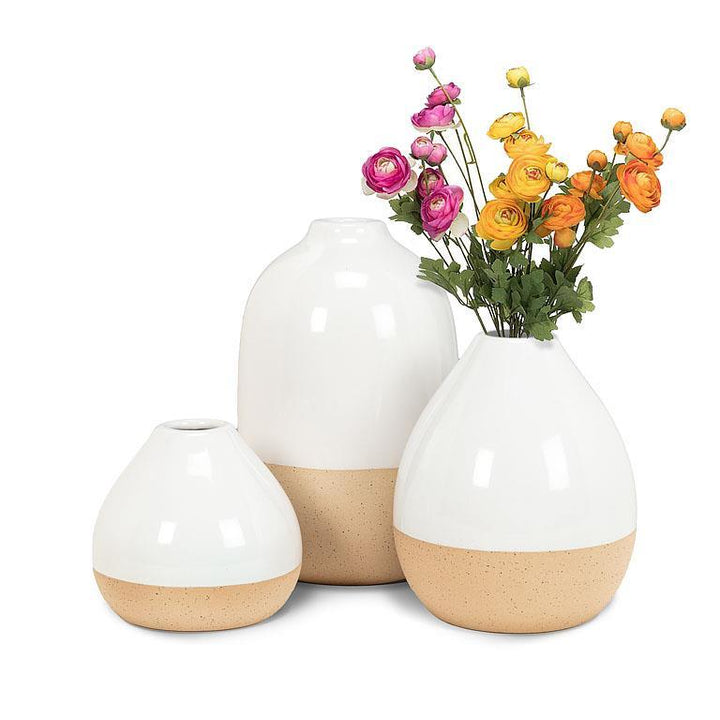 Shiny & Matte Vase 3'75"H